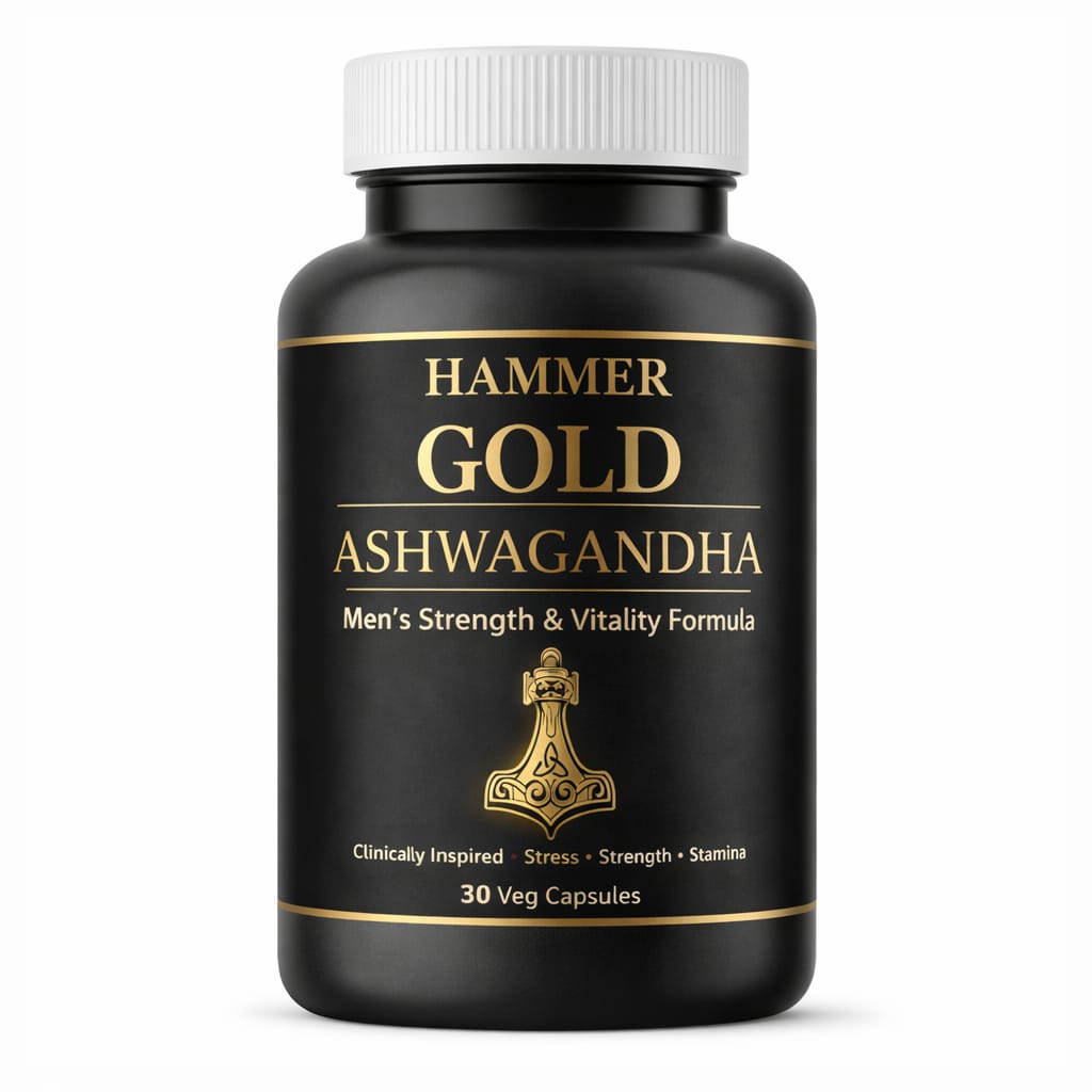Hammer Gold Ashwagandha – Men’s Strength & Vitality Formula