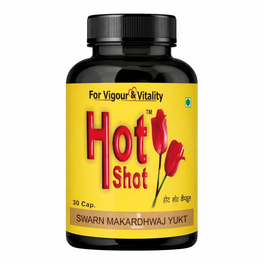 Hot Shot Capsule – Vigour, Vitality aur Daily Energy Support ke Liye Ayurvedic Supplement