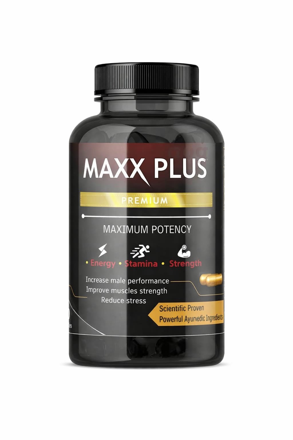 MAXX PLUS Premium Capsules – Maximum Potency Formula for Daily Energy, Stamina aur Strength Support