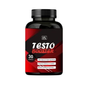 testo booster 30 capsule – ayurvedic testosterone & vitality support for men