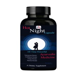hot night 30 capsule – ayurvedic stamina & performance enhancer for men