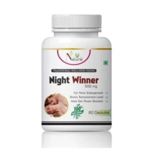 Night Winner 60 Capsules – Natural male stamina, testosterone, and vitality booster