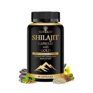 Shilajit With Gold 60 Capsules – Natural male stamina, testosterone, and vitality booster