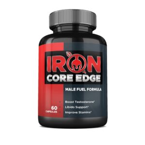 Iron Core Edge Male Fuel Formula 60 Capsules – Natural stamina, testosterone, and male vitality booster