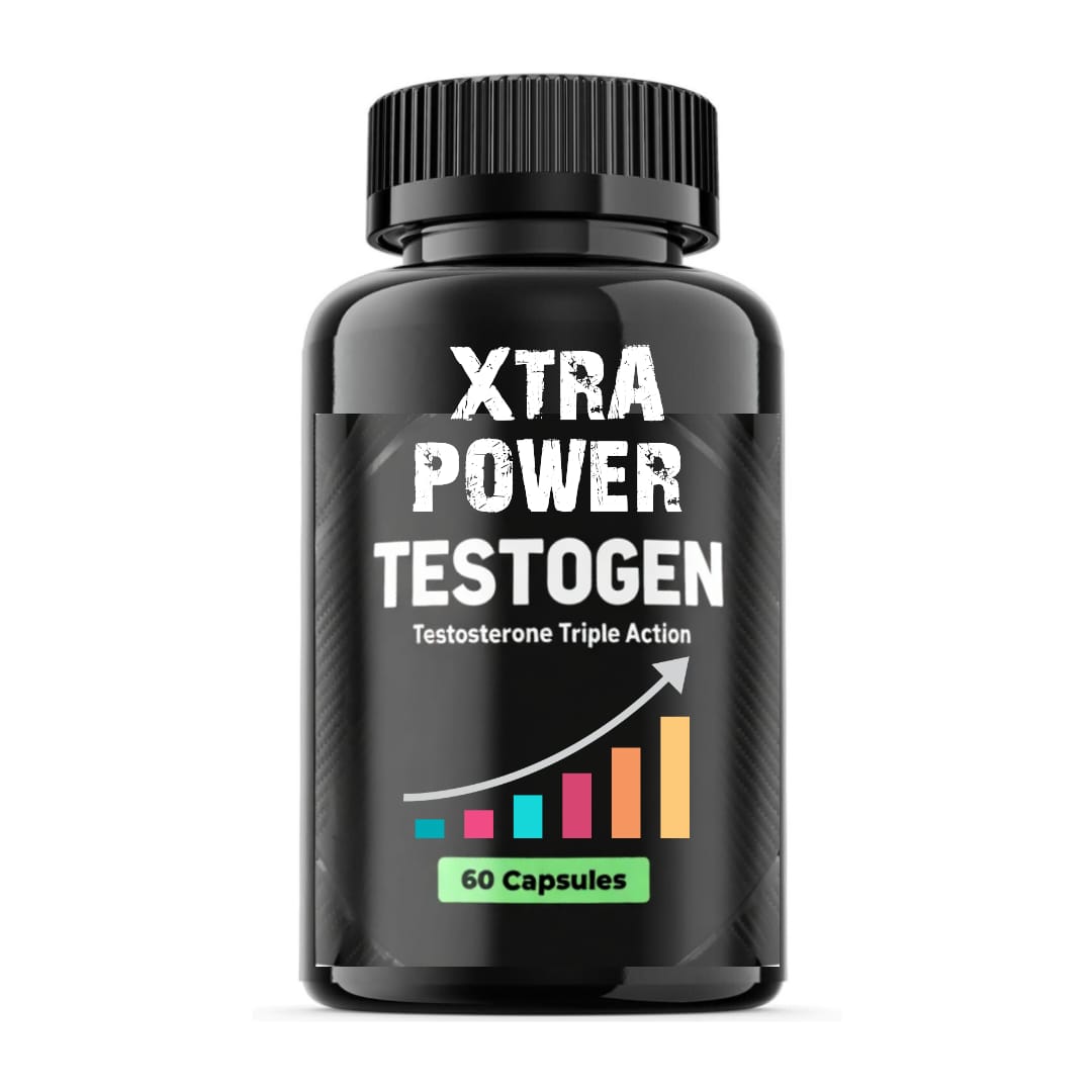 Xtra Power Testogen 60 Capsules – Boost Male Stamina & Energy Xtra Power Testogen 60 Capsules – Natural stamina, testosterone, and male vitality support