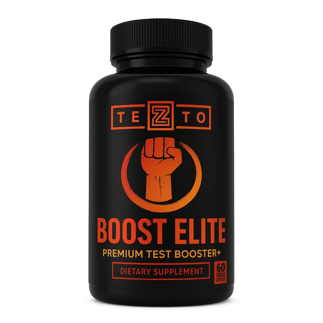 Boost Elite Premium Test Booster+ 60 Capsules – Boost Testosterone & Stamina Boost Elite Premium Test Booster+ 60 Capsules – Natural testosterone and male vitality booster