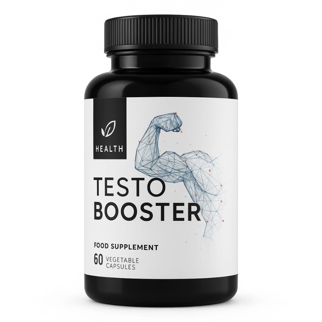 Testo Booster Food Supplement 60 Capsules – Boost Testosterone & Energy Testo Booster Food Supplement 60 Capsules – Natural testosterone, stamina, and male vitality support