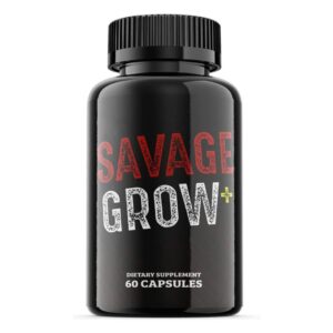 Savage Grow 60 Capsules – Natural stamina, vitality, and male performance booster