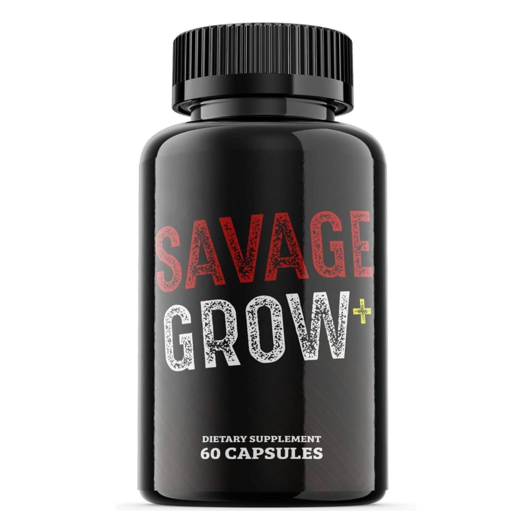 Savage Grow 60 Capsules – Boost Stamina, Energy & Confidence Savage Grow 60 Capsules – Natural stamina, vitality, and male performance booster