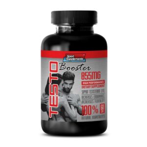 Testo Booster 855mg 60 Capsules – Natural testosterone, stamina, and male vitality support
