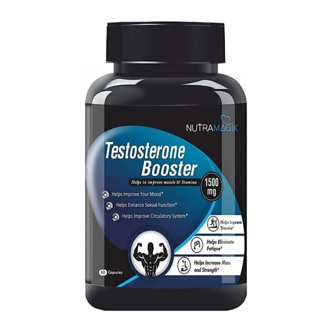 Testosterone Booster 60 Capsule for Stamina & Male Vitality Testosterone Booster 60 Capsule – Herbal stamina and male vitality booster