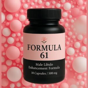 Formula61 30 Capsules – Herbal Stamina, Strength & Vitality Booster for Men