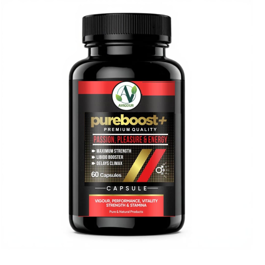 Pureboost+ 60 Capsules – Natural stamina, testosterone, and male vitality booster
