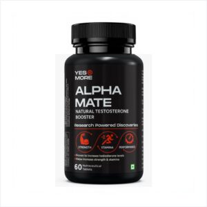 Alpha Mate 60 Capsules – Natural stamina, testosterone, and male vitality booster