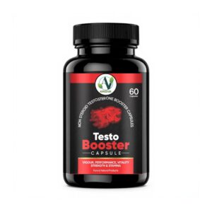 Testo Booster 60 Capsules – Natural stamina, testosterone, and male vitality booster