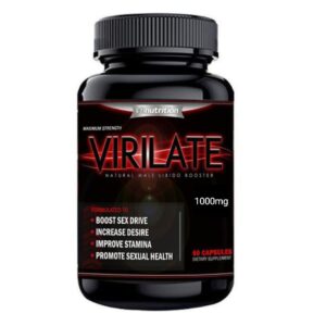 Virilate 60 Capsules – Natural testosterone, stamina, energy, and male vitality booster