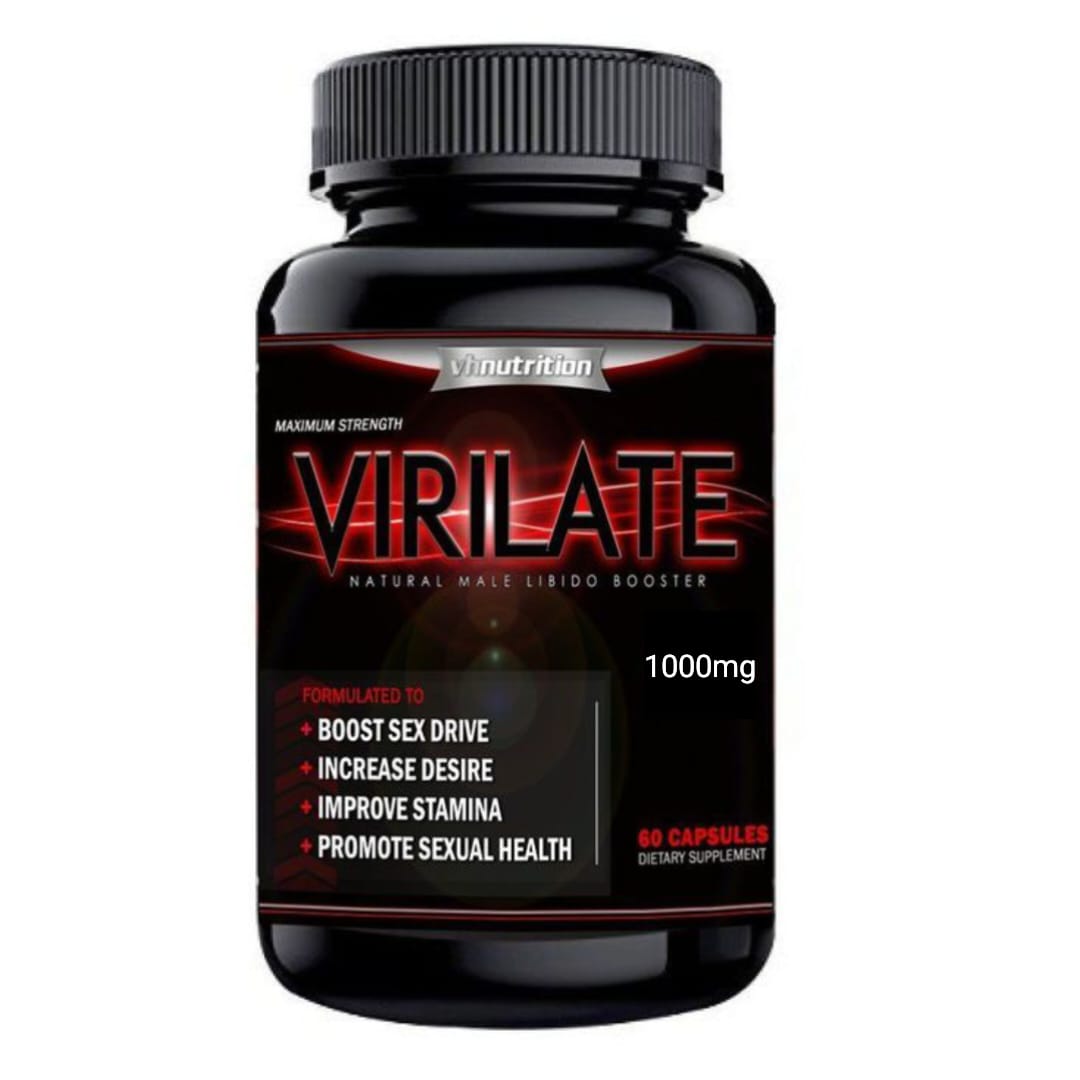 Virilate 60 Capsules – Male Performance & Stamina Support Virilate 60 Capsules – Natural testosterone, stamina, energy, and male vitality booster
