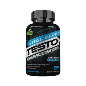 Vital Alpha Testo 60 Capsules – Herbal Stamina & Strength Booster for Men