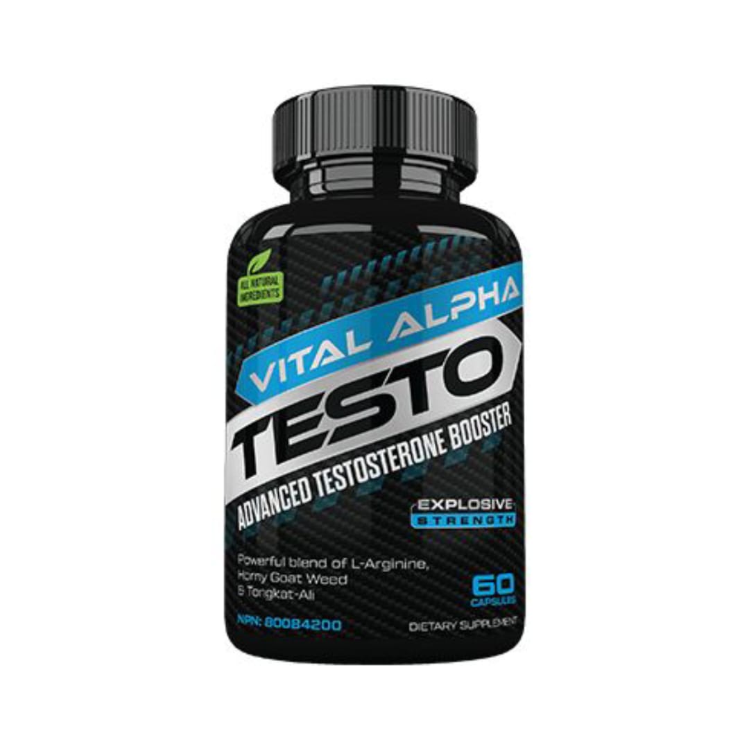 Vital Alpha Testo – Natural Stamina & Performance Support Vital Alpha Testo 60 Capsules – Herbal Stamina & Strength Booster for Men