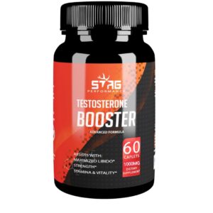 Testosterone Booster 60 Capsules – Natural Stamina, Strength & Vitality Supplement for Men
