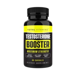Testosterone Booster Maximum Strength 60 Capsules – Herbal Stamina & Vitality Booster for Men