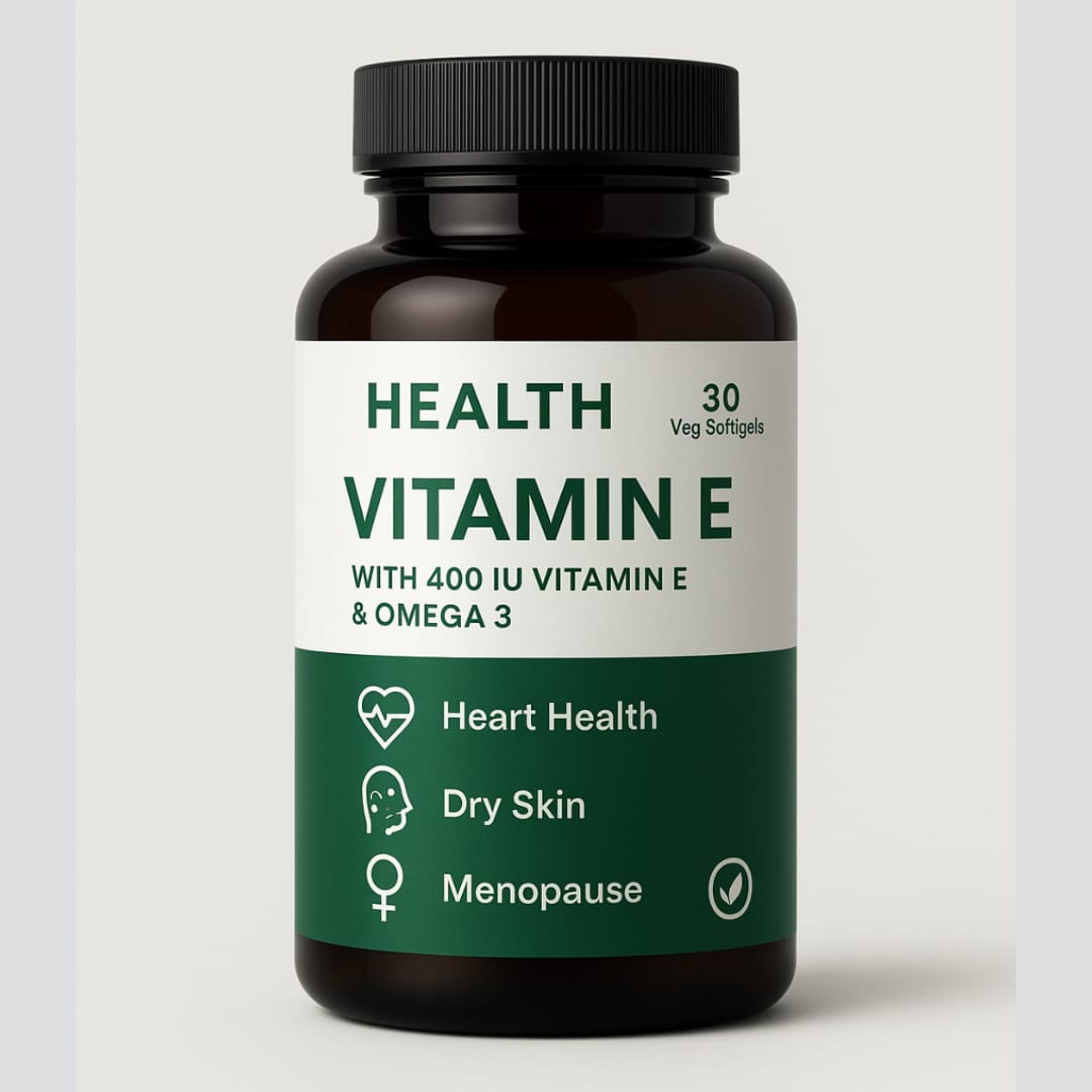 Vitamin-E Capsules – Skin, Hair, Immunity & Antioxidant Support Vitamin-E Capsules – Antioxidant supplement for skin, immunity, and wellness