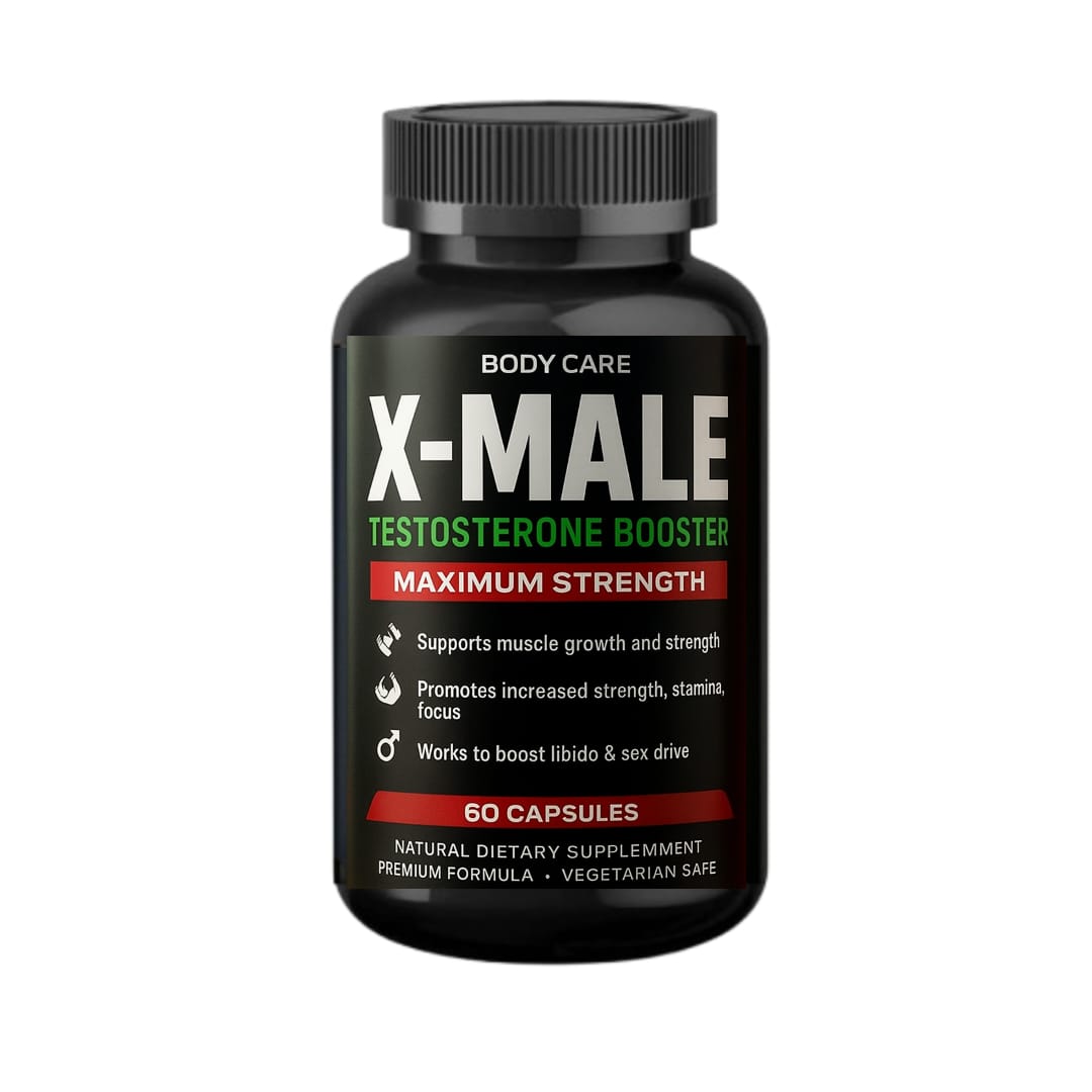 X-Male Testosterone Booster Capsule X-Male Testosterone Booster Capsule – Herbal Strength & Stamina Enhancer for Men
