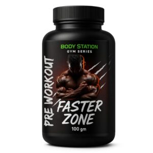 Faster Zone Pre-Workout Powder for energy, stamina, and focus during workouts