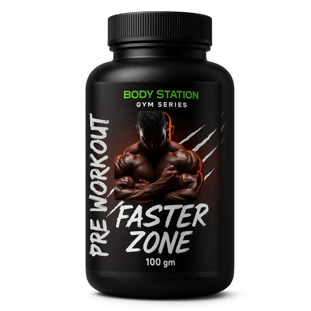 Faster Zone Pre-Workout Powder Faster Zone Pre-Workout Powder for energy, stamina, and focus during workouts