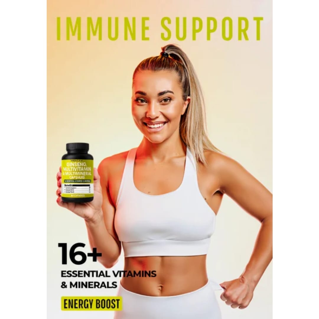 ginseng multivitamin & multimineral capsule – energy & vitality booster ginseng multivitamin & multimineral capsule – energy & vitality booster