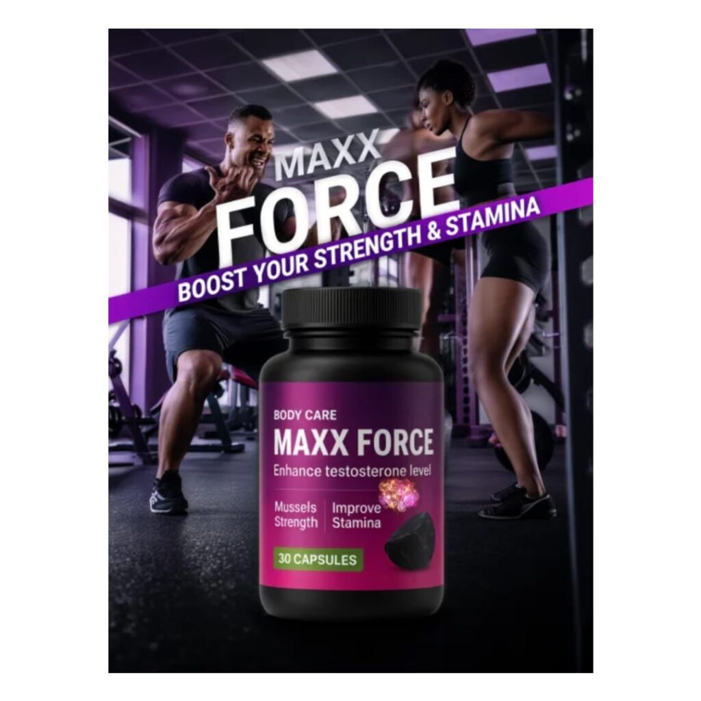 Maxx Force Capsule – Herbal Testosterone & Stamina Booster | मैक्स फोर्स कैप्सूल – पुरुषों की ताकत और स्टैमिना बढ़ाने वाला हर्बल सप्लीमेंट whatsapp image 2025 10 13 at 11.05.09 pm