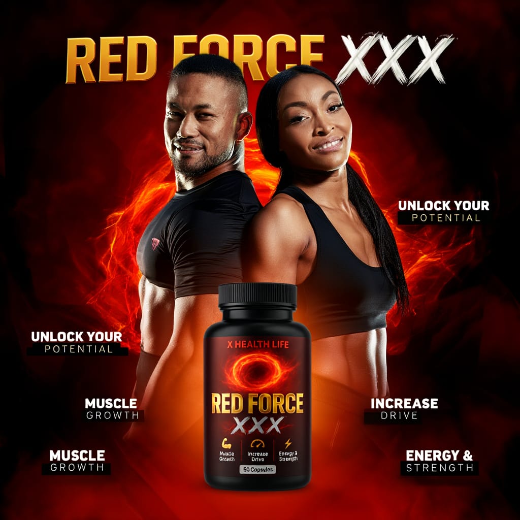red force xxx 60 capsule – advanced male stamina & performance booster