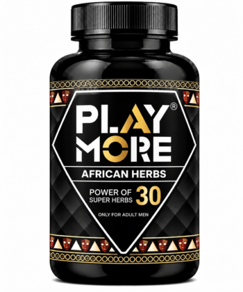 Play More 30 Capsules African Herbs Super Herbs for Adult Men