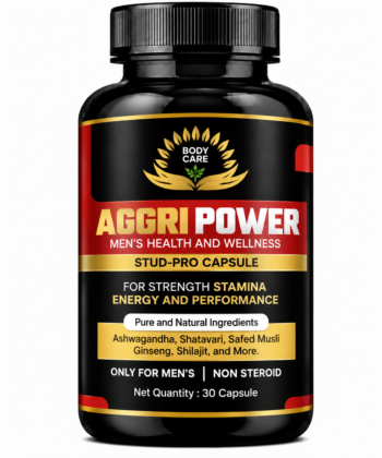 Aggri Power 30 Capsules with Ashwagandha Shatavari Safed Musli Ginseng and Shilajit
