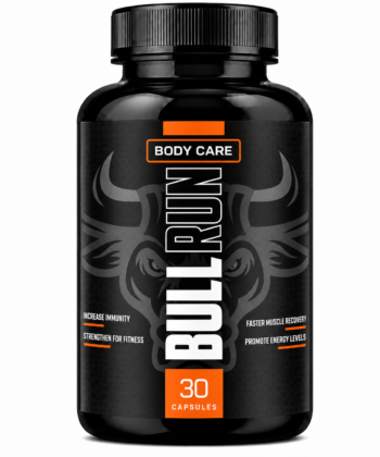 Bull Run 30 Capsules bottle for men’s wellness