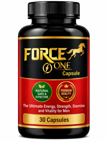 Force One 30 Capsules bottle for men’s energy and wellness