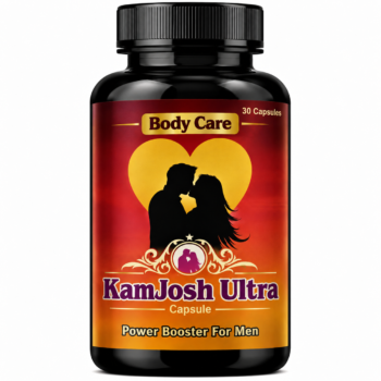 Kamjosh Ultra 30 Capsules bottle for men’s sexual wellness
