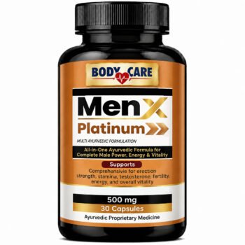 Men X Platinum 30 Capsules Ayurvedic men’s wellness product